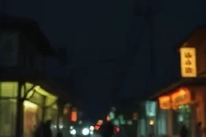 暗房里悬挂的胶片条与红灯，纪录片银盐时代画面