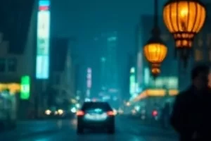 走廊尽头半开的房门，悬疑短剧半夜开门画面